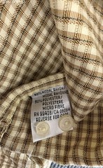 Bugatchi Uomo Men’s Short Sleeve Button Up Shirt Tan Brown Checkered Sz XL