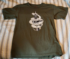 Graphic ” Come & Take It” Snake Military T-Shirt Olive Drab Rothco Adult L