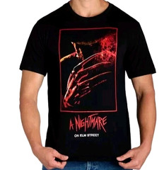 OFFICIAL A Nightmare On Elm Street Men’s Large Freddy Krueger Graphic T-Shirt