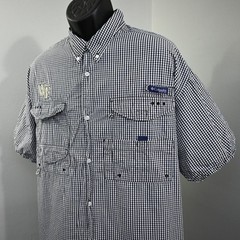 Columbia Wake Forest Super Bonehead Men XXL Short Sleeve Vented Fishing Shirt