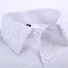 Mens Dress Shirts Luxury Business Formal French Cuff Shirts With Cufflinks Tops