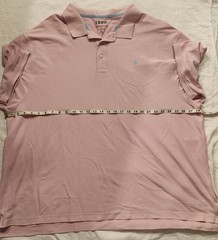 IZOD Advantage Performance Stretch Golf Polo 4XL pink Shirt Short Sleeve