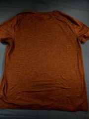 Avalanche Men’s Burnt Orange Solid Crew Neck Short Sleeve T-Shirt Size L
