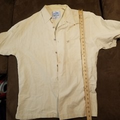 GUY HARVEY LIMITED EDITION BUTTON SHIRT FISHING AFICO BLUEWATER LARGE (STAINED)