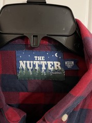 Chubbies The Nutter Men’ Medium Dakota Shirt Button Up Red Buffalo Plaid Stretch