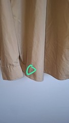 Arrow Poplin Wrinkle Resistant Solid Beige Long Sleeve Dress Shirt 2XL 36/37