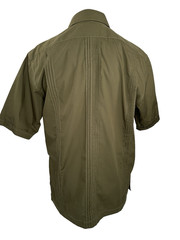 DOS CAROLINAS – Embroidered Hackberry Ranch LLB GUAYABERA Mens Large Shirt