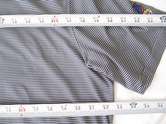 Men Peter Millard Crown Crafted Striped 1967 Blue Bird Sleeve Shirt Sz L (MT787)