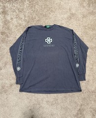 Vintage 90s Independent Truck Company Long Sleeve Shirt Sz XL Green NHS tag