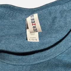 Jerzees blue scuba diver Large size (width 22in, length 26in) T shirt