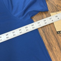 Nike Golf Polo Shirt Mens XL Blue Move To Zero – Stretch – AMD Dell Logo Swoosh
