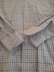 Gitman Bros. Long Sleeve Button Up Multi Color Stripes L Made In USA