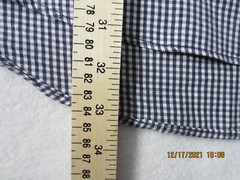 Old Navy Shirt Mens Extra Large Black White Long Sleeve Pocket Outdoor Casual