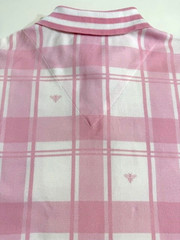 ETRO Men’s Pink/White Cotton Polo Shirt Slim Fit Made in Italy Size M (48)