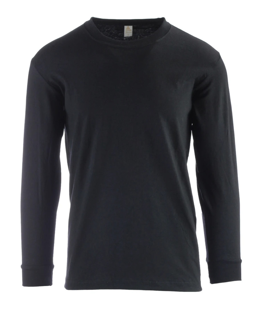 Big Tall LONG SLEEVE T-Shirts GREYSTONE Heavyweight Casual Oversize Thermal Tees
