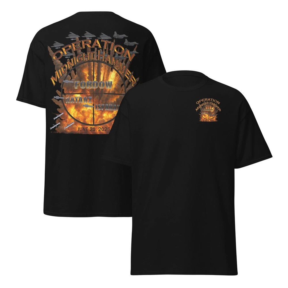 Operation Midnight Hammer Style Tee – USA Air Force Graphic June 21