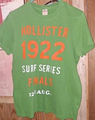 HOLLISTER 1922 GRAPHIC T-SHIRT ADULT SIZE LARGE BEACH SURF SERIES FINALS 2022