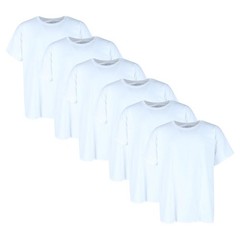 Fruit of the Loom Men’s Big and Tall Crewneck Short Sleeve (6 Pack)