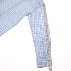 Peter Millar NWT Casual Button Down Shirt Size S in Blue/Purple/White Plaid