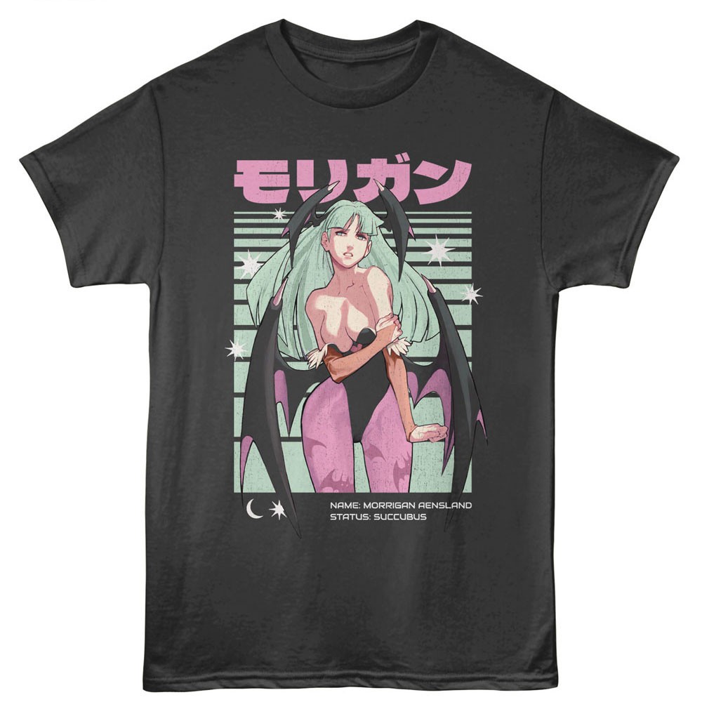 Darkstalkers Capcom Fighting Game Morrigan Aensland Succubus Men’s T Shirt