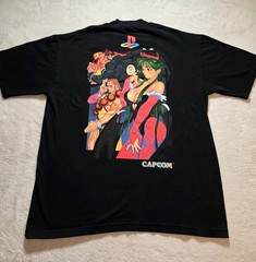 Darkstalkers 3 Capcom Double-sided Graphic T-Shirt Size Large USA