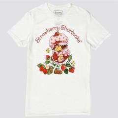 NWT Isaac Morris Men’s Strawberry Shortcake Graphic White SS Crew T-shirt size M