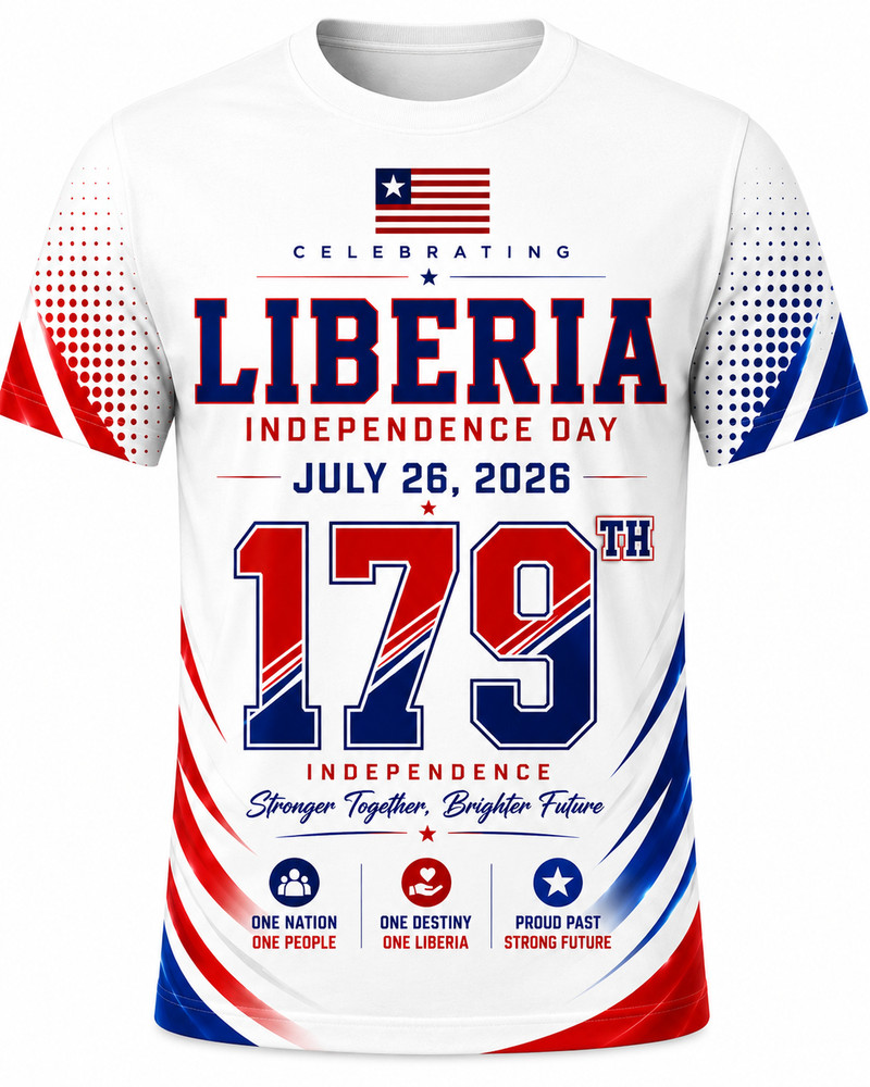 LIBERIA INDEPENDENCE DAY APPAREL SET