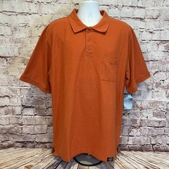 Dickies Mens Burnt Orange Performance Vented Short Sleeve Wicking Polo Shirt 2XL