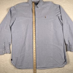 Ralph Lauren Classic Fit Button Down Modern Vent Shirt Mens XL Light Blue Cabin