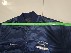 RARE! VTG MTA TRANSIT NYC EAST NEW YORK DEPOT BOMBER JACKET UNIFORM SzM USA MADE