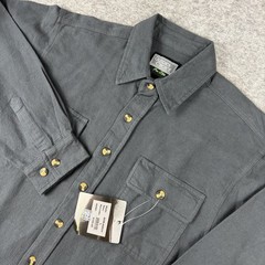 Guide’s Choice Moleskin Button Down Men’s Large Charcoal Gray NWT $100 MSRP