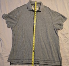 1971 Cremieux XL Grey Short Sleeve Polo T Shirt 100% Cotton