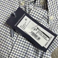 Vineyard Vines Performance Button-Down Shirt Gingham Check Size Medium $128