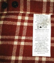 Pendleton Woolen Mills Trail Wool Flannel Shirt Men’s Medium Elbow Patch Plaid