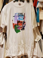 VTG 90s Fore Systems T Shirt Program Computer Tech Anvil Red Bar XL