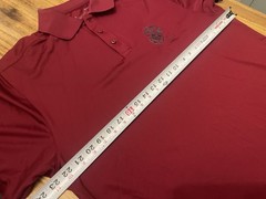 Under Armour Solid Marine Corp USMC Men’s Size Large Golf Polo Shirt Burgundy