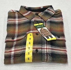 Orvis Men’s Spread Collar Flannel Shirt, Multi, Size S