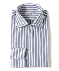 (ASK availability First) BEAMS GUY ROVER Alternate stripe wide collar shirt NEW
