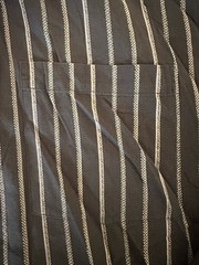 Michael Brandon Mens XL Button Down Long Sleeve Gray Striped Dress Shirt Career