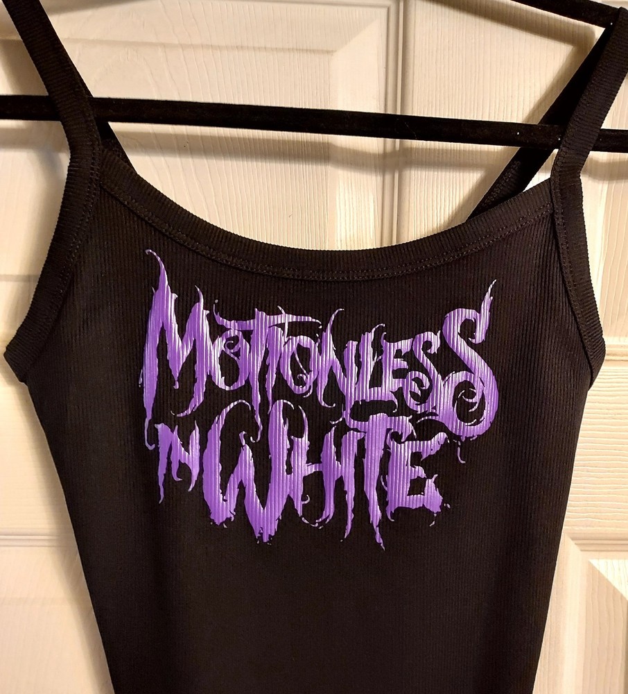 Motionless in white crop top motionless in white tank top Any Color Logo Addnote