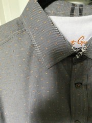 Robert Graham Black & White Check Modern American Button Down Mens Size XL