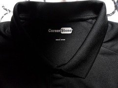 Large Construction Equipment & Services Black Polo 100% Poly Shirt