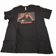 Die Hard Hans Gruber Nakatomi Plaza Merry Christmas Tee Shirt Black Mens XL