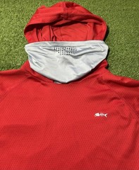 Silver Bait Shirt Mens XL Performance Fishing Hooded W/Gaiter Long Sleeve