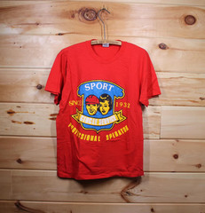Vintage Professional Operator Red Single Stitch Graphic T-Shirt