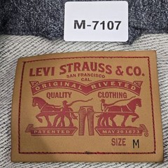 Levi’s Men Jacket M Gray Trucker Button Long Sleeve