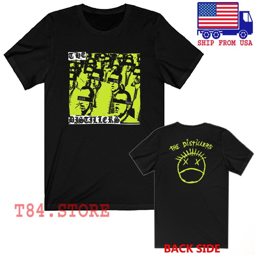 THE DISTILLERS Sing Sing Death House Men’s Black Size S-5XL
