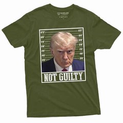 Trump real Mugshot T-shirt DJT Not guilty Georgia real Mug shot political Tee