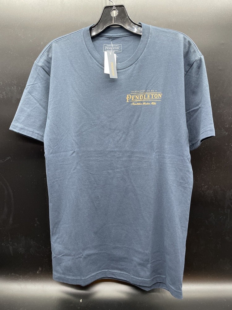 PENDLETON WOOLEN MILLS SMALL BLUE T-SHIRT BRAND NEW WITH TAG
