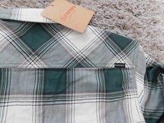 SIMMS Guide Flannel MEDIUM Forest/White Dimensional Buffalo $ 149.98